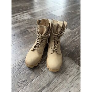 Speedlace Jungle Boots Suede Leather Panama  Combat Rugged Boot Kids Youth Sz  4